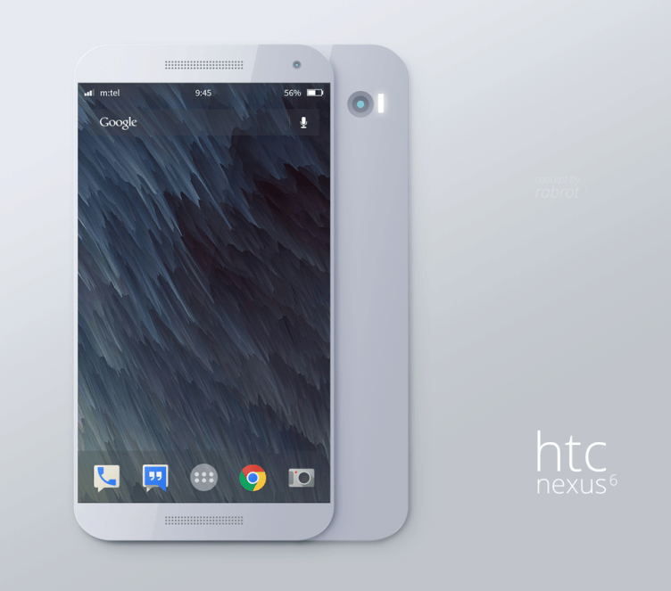 Takto by mohl vypadat Nexus 6 od HTC