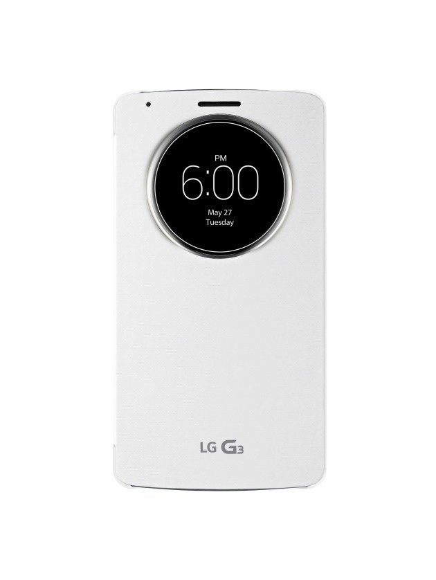 lg g3 quickcircle case silk white