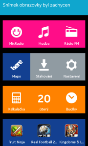 Nokia X recenze - dlaždice 1