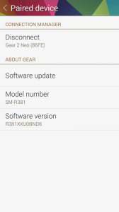 Samsung Gear 2 Neo Manager 10