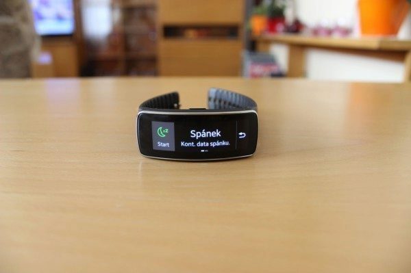 Samsung Gear Fit recenze - spánek