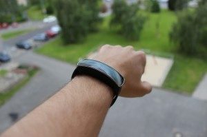 Samsung Gear Fit recenze - venku