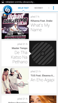 Shazam: moje tagy
