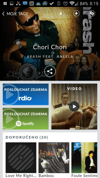 Shazam: úspěšně rozpoznáno!