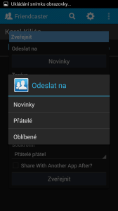 Nastavení sdílení