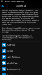 Nákup offline mapových podkladů