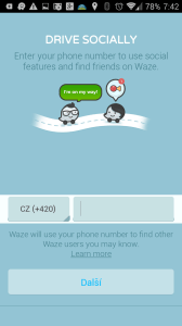 Navigace Waze ve verzi 3.8