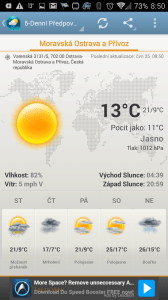 Weather & Clock Widget Android: aktuální situace