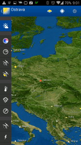 WeatherPro: mapy