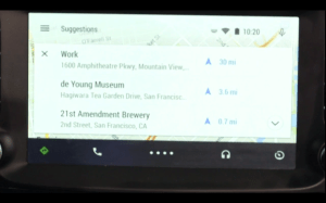 Android Auto navigace 3