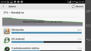 Huawei Ascend P7 recenze - baterie 1