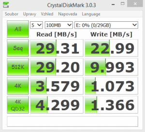 Kingston DataTraveler microDuo-CrystalDiskMark