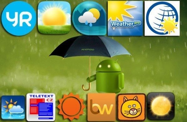 Čtenáři doporučují: 11x předpověď počasí pro Android