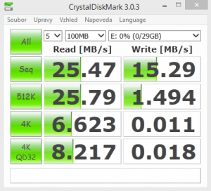 Silicon Power mobile x10-CrystalDiskMark