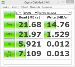 Silicon Power Touch TO1-CrystalDiskMark