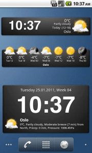 Weather widgets