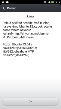 Připojení k počítači - Linux