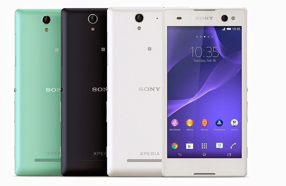 1_Xperia_C3_Group_Colours_Front 1_Xperia_C3_Group_Colours_Front