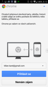 Prohlížeč Chrome – Google: synchronizace mezi více zařízeními