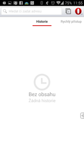Prohlížeč Opera pro Android