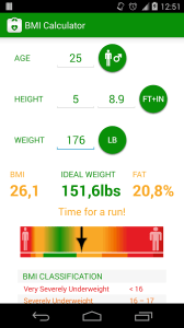 BMI Calculator 3 android aplikace