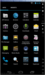 Virtuální stroj: Sony Xperia Z s Androidem 4.3