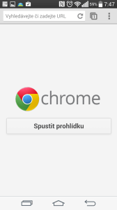 Webový prohlížeč Chrome