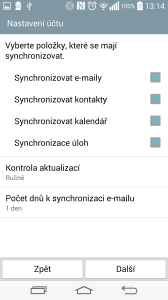 Aplikace E-mail