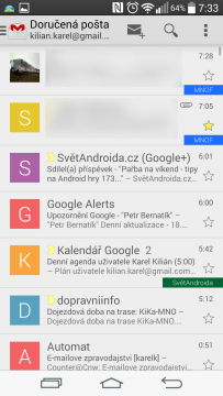 Aplikace Gmail