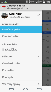 Aplikace Gmail