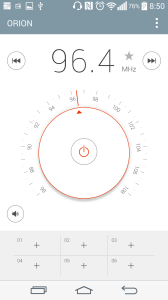 Aplikace FM Rádio