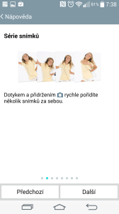 Prezentace funkcí fotoaparátu LG G3