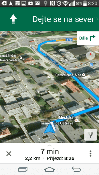 Mapy - navigace