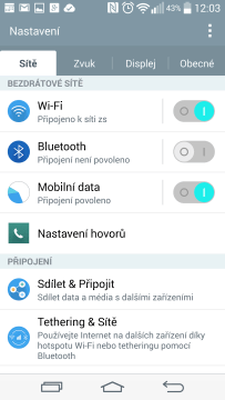 Systémové nastavení
