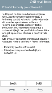 Úvodní nastavení - instalace aplikací