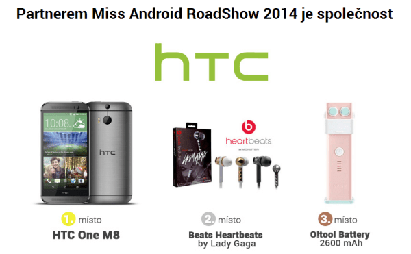 miss android roadshow 2014 - ceny