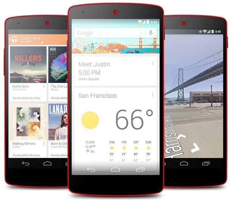 Google vydává Android 4.4.4 r2 (KTU84Q) pro telefony Nexus 5