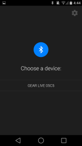 Samsung Gear Live aplikace Android Wear 4