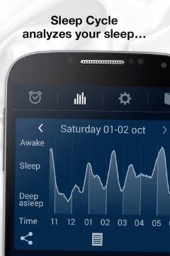 Sleep Cycle analyzuje váš spánek...