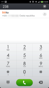 Xiaomi Redmi Note - dialer