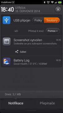 Xiaomi Redmi Note - prostredi systemu MIUI (3)