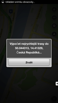 Výpočet trasy
