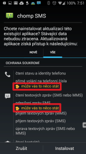 Vyhněte se instalacím aplikací, vyžadujících přístup k hovorům a textovým zprávám!