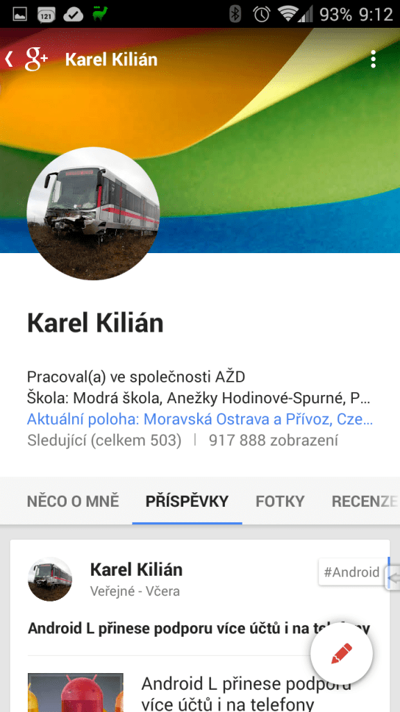 Největší změnou prošel profil, který je zarovnaný k levé straně