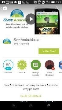 Nový vzhled Obchodu Play