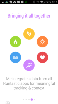 Runtastic Me spojuje data z dalších aplikací Runtastic