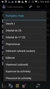 Odeslání souborů z Total Commanderu
