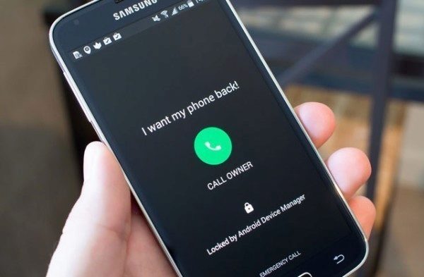 Správce zařízení Android přidává možnost zavolat majiteli telefonu