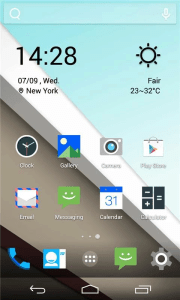 Android L Icons and Weather Skin