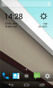 Android L Icons and Weather Skin